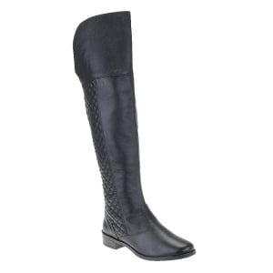 Botas forrada em couro - 1806 - PRETO - 35 