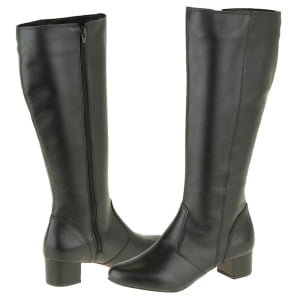 BOTAS FORRADAS COM LÃ NATURAL DE CARNEIRO - 1527CMI - PRETO - 40